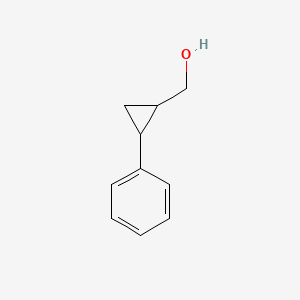Chemical structure of (2-Phenylcyclopropyl)methanol