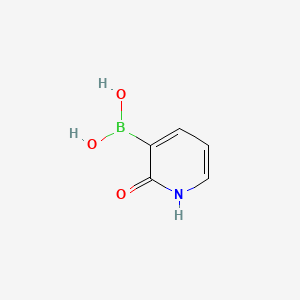 Chemical structure of (2-oxo-1,2-dihydropyridin-3-yl)boronic acid