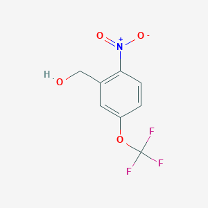 Chemical structure of (2-Nitro-5-(trifluoromethoxy)phenyl)methanol