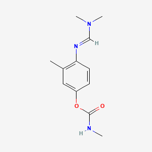 Chemical structure of (2-nitro-5-(piperidin-1-yl)phenyl)methanamine