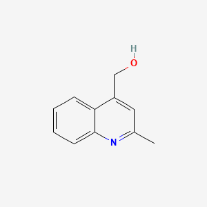 Chemical structure of (2-Methylquinolin-4-yl)methanol