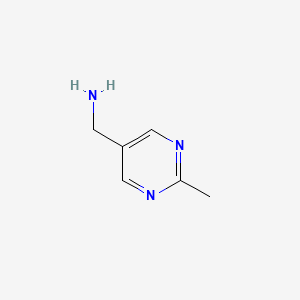 Chemical structure of (2-Methylpyrimidin-5-yl)methanamine