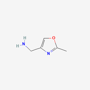 Chemical structure of 2-Methyl-4-oxazolemethanamine