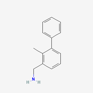 Chemical structure of (2-Methyl-[1,1'-biphenyl]-3-yl)methanamine