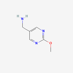 Chemical structure of (2-Methoxypyrimidin-5-yl)methanamine