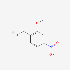 Chemical structure of 2-Methoxy-4-nitrobenzyl alcohol