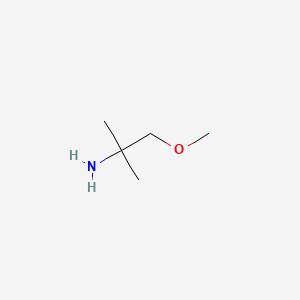 Chemical structure of 1-Methoxy-2-methylpropan-2-amine