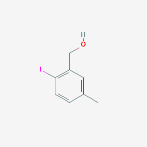 Chemical structure of (2-iodo-5-methylphenyl)methanol