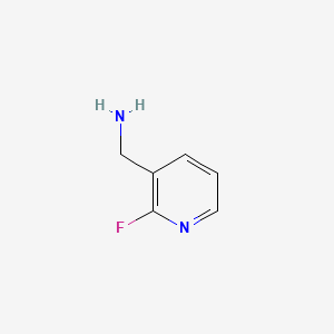 Chemical structure of (2-Fluoropyridin-3-yl)methanamine