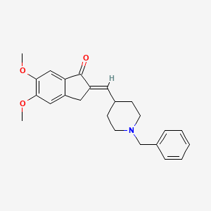 Chemical structure of (2E)-Dehydrodonepezil