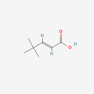 Chemical structure of (2e)-4,4-Dimethylpent-2-enoic acid