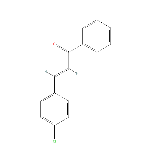 Chemical structure of 4-Chlorochalcone