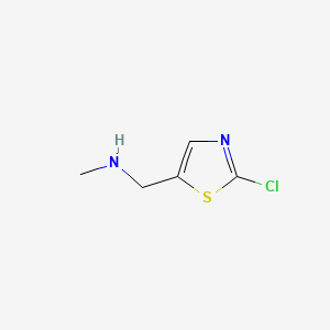 Chemical structure of (2-Chlorothiazol-5-Yl)-N-Methylmethanamine