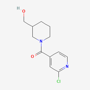 Chemical structure of (2-Chloro-pyridin-4-yl)-(3-hydroxyMethyl-piperidin-1-yl)-Methanone