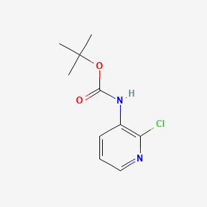 Chemical structure of tert-Butyl (2-chloropyridin-3-yl)carbamate