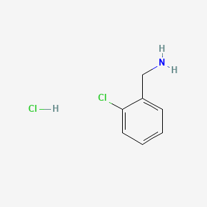 Chemical structure of (2-Chlorophenyl)methanamine hydrochloride