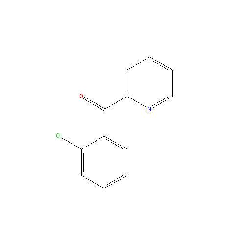 Chemical structure of (2-Chlorophenyl)(pyridin-2-yl)methanone