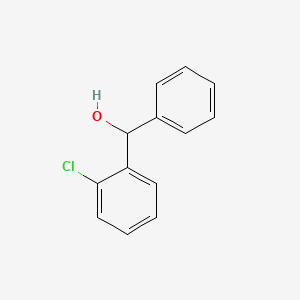 Chemical structure of 2-Chlorobenzhydrol, (+-)-