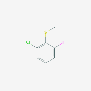 Chemical structure of (2-Chloro-6-iodophenyl)(methyl)sulfane