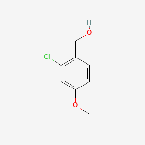 Chemical structure of (2-Chloro-4-methoxyphenyl)methanol