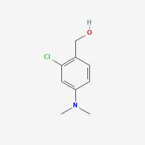 Chemical structure of (2-Chloro-4-(dimethylamino)phenyl)methanol