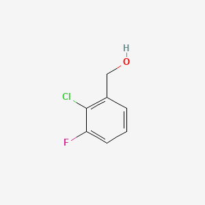 Chemical structure of (2-Chloro-3-Fluorophenyl)Methanol