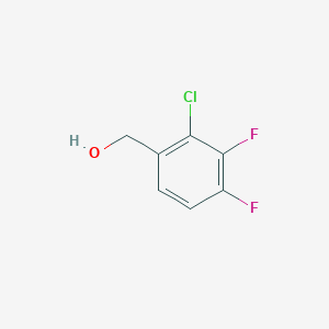 Chemical structure of (2-Chloro-3,4-difluorophenyl)methanol