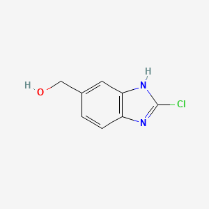 Chemical structure of (2-Chloro-1H-benzo[d]imidazol-6-yl)methanol