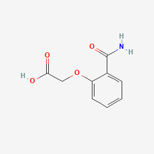 Chemical structure of Salicylamide O-acetic acid