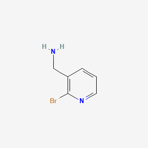 Chemical structure of (2-Bromopyridin-3-yl)methanamine