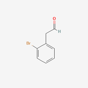 Chemical structure of (2-Bromophenyl)acetaldehyde