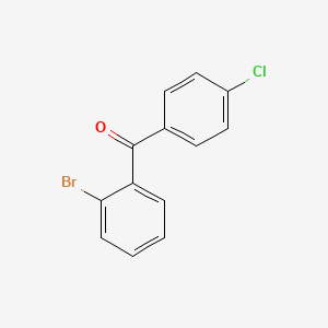 Chemical structure of 2-Bromo-4'-chlorobenzophenone