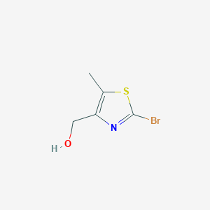 Chemical structure of (2-Bromo-5-methylthiazol-4-yl)methanol
