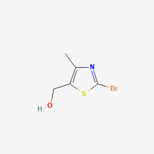 Chemical structure of (2-Bromo-4-methylthiazol-5-yl)methanol