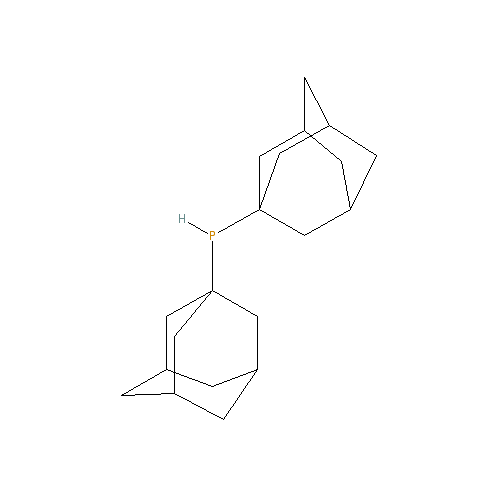 Chemical structure of (2-Biphenyl)di-1-adamantylphosphine
