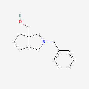 Chemical structure of {2-Benzyl-octahydrocyclopenta[c]pyrrol-3a-yl}methanol
