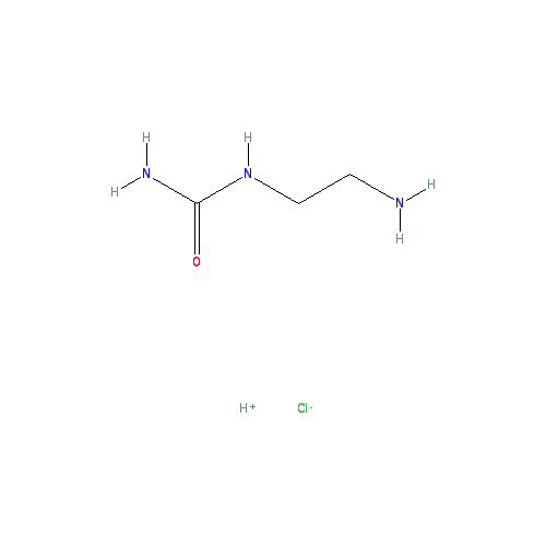 Chemical structure of (2-Aminoethyl)urea hydrochloride