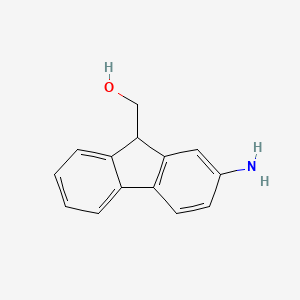 Chemical structure of (2-Amino-9H-fluoren-9-yl)methanol