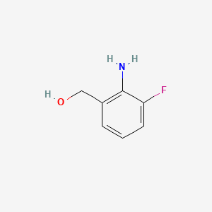 Chemical structure of (2-Amino-3-fluorophenyl)methanol
