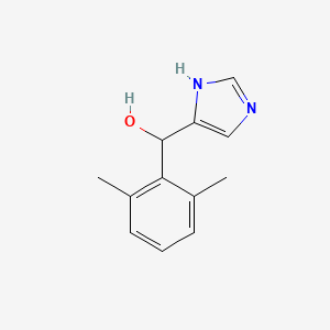 Chemical structure of (2,6-Dimethylphenyl)(1H-imidazol-4-yl)methanol