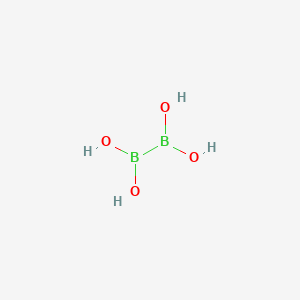 Chemical structure of (2,5-Difluoro-1,4-phenylene)diboronic acid