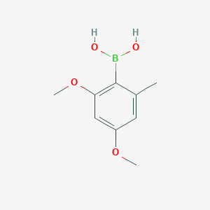 Chemical structure of (2,4-diMethoxy-6-Methylphenyl)boronic acid