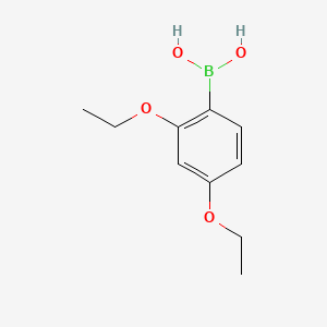 Chemical structure of (2,4-Diethoxyphenyl)boronic acid