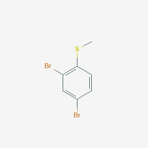Chemical structure of 2,4-Dibromothioanisole