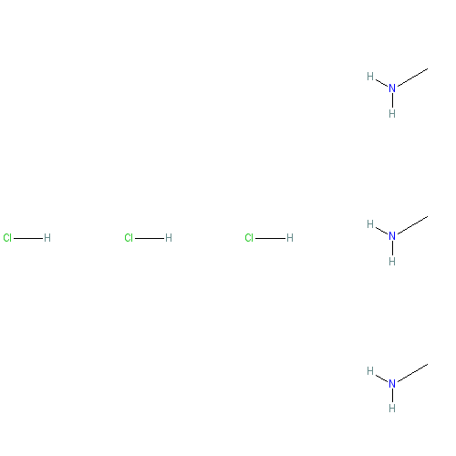 Chemical structure of 2,4,6-Triethyl-1,3,5-benzenetrimethanamine trihydrochloride