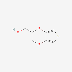 Chemical structure of 2,3-Dihydrothieno(3,4-b)-1,4-dioxin-2-methanol