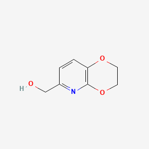 Chemical structure of (2,3-Dihydro-[1,4]dioxino[2,3-b]pyridin-6-yl)methanol