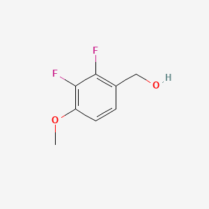 Chemical structure of (2,3-Difluoro-4-methoxyphenyl)methanol