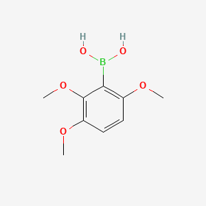 Chemical structure of 2,3,6-Trimethoxybenzeneboronic acid