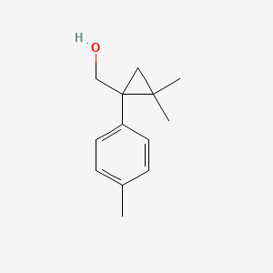 Chemical structure of (2,2-dimethyl-1-(p-tolyl)cyclopropyl)methanol